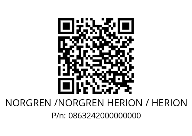   NORGREN /NORGREN HERION / HERION 0863242000000000