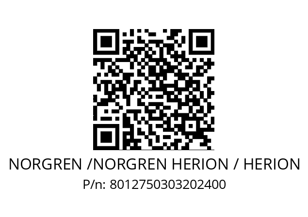   NORGREN /NORGREN HERION / HERION 8012750303202400