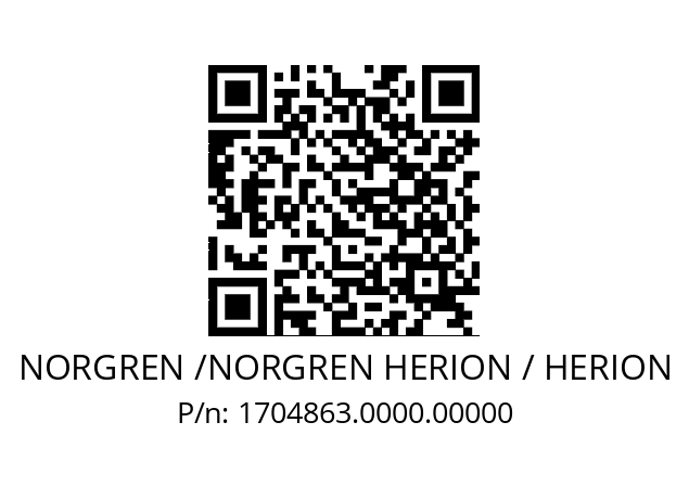   NORGREN /NORGREN HERION / HERION 1704863.0000.00000