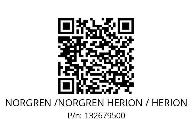   NORGREN /NORGREN HERION / HERION 132679500