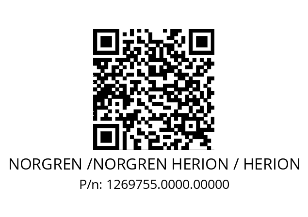   NORGREN /NORGREN HERION / HERION 1269755.0000.00000