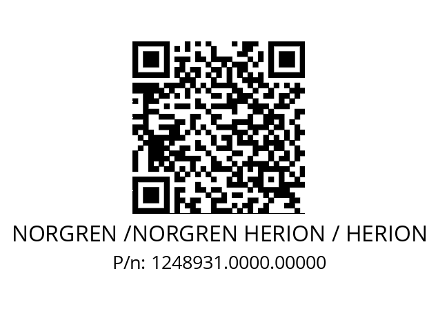   NORGREN /NORGREN HERION / HERION 1248931.0000.00000