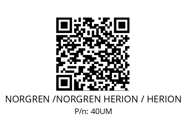   NORGREN /NORGREN HERION / HERION 40UM