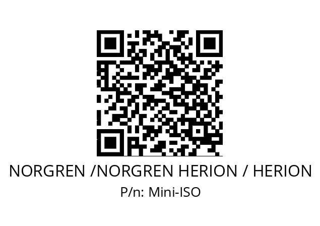   NORGREN /NORGREN HERION / HERION Mini-ISO