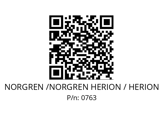   NORGREN /NORGREN HERION / HERION 0763