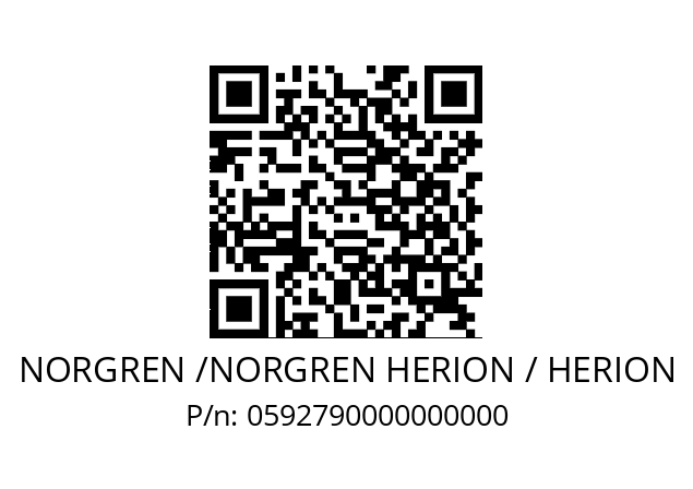   NORGREN /NORGREN HERION / HERION 0592790000000000