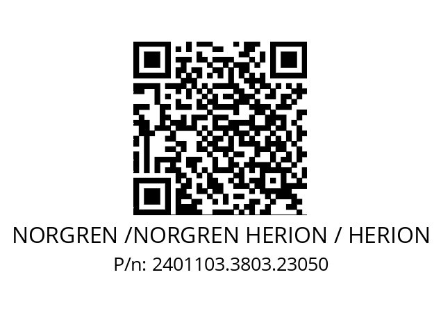   NORGREN /NORGREN HERION / HERION 2401103.3803.23050