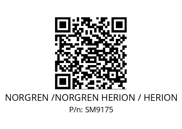   NORGREN /NORGREN HERION / HERION SM9175