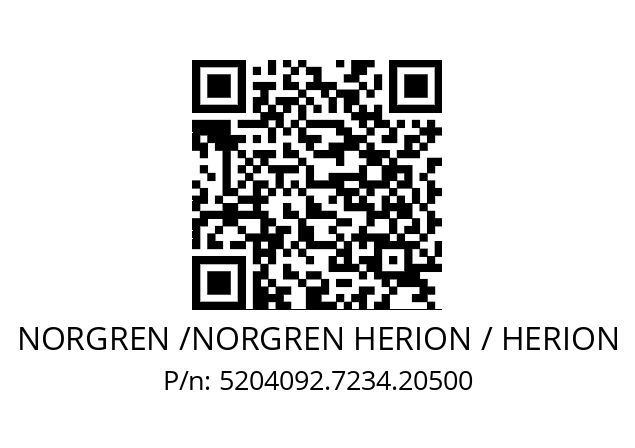   NORGREN /NORGREN HERION / HERION 5204092.7234.20500