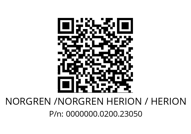   NORGREN /NORGREN HERION / HERION 0000000.0200.23050