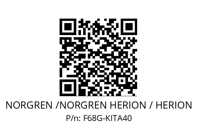 Filter  NORGREN /NORGREN HERION / HERION F68G-KITA40