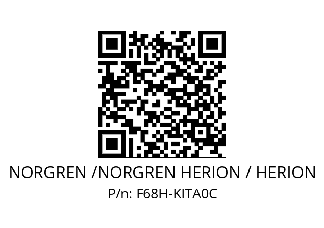   NORGREN /NORGREN HERION / HERION F68H-KITA0C