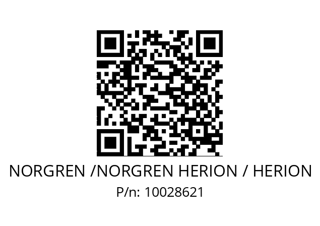   NORGREN /NORGREN HERION / HERION 10028621