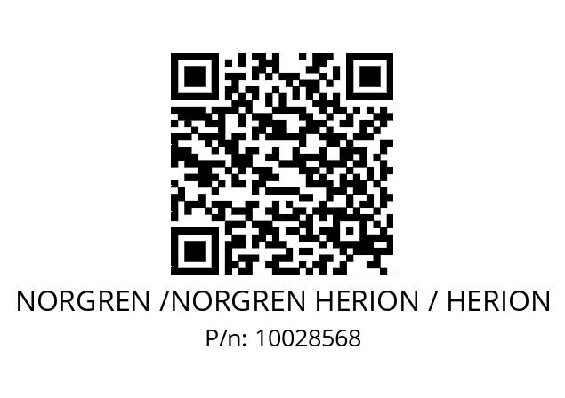   NORGREN /NORGREN HERION / HERION 10028568