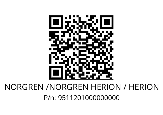   NORGREN /NORGREN HERION / HERION 9511201000000000