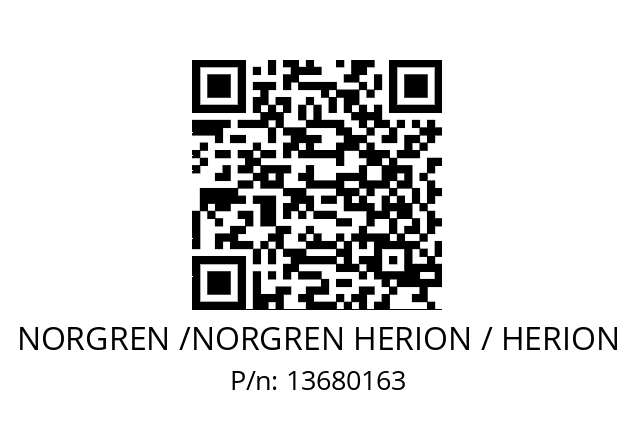   NORGREN /NORGREN HERION / HERION 13680163