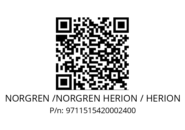   NORGREN /NORGREN HERION / HERION 9711515420002400