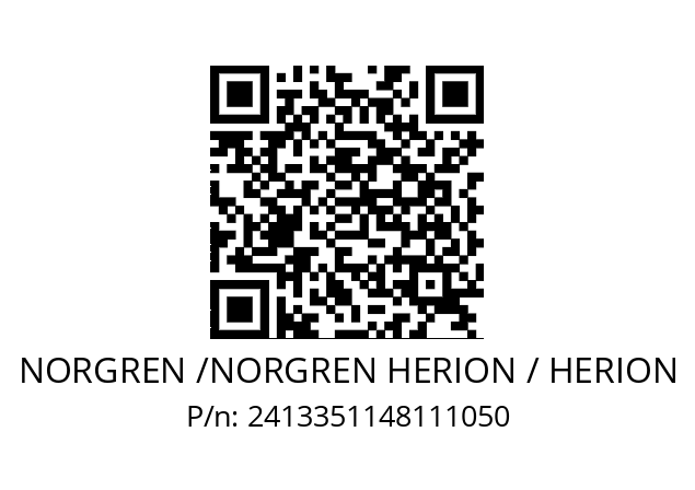   NORGREN /NORGREN HERION / HERION 2413351148111050