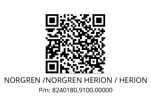   NORGREN /NORGREN HERION / HERION 8240180.9100.00000