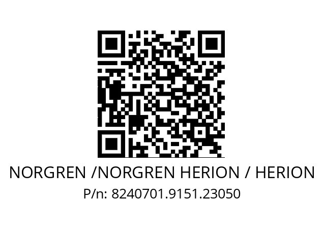   NORGREN /NORGREN HERION / HERION 8240701.9151.23050