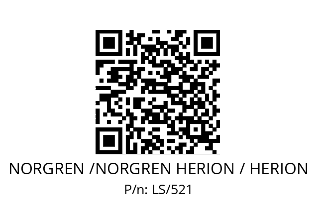   NORGREN /NORGREN HERION / HERION LS/521