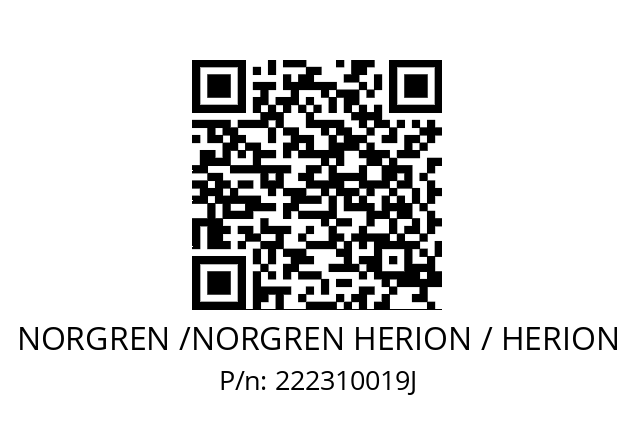   NORGREN /NORGREN HERION / HERION 222310019J