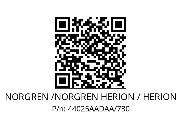   NORGREN /NORGREN HERION / HERION 44025AADAA/730