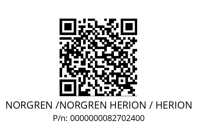   NORGREN /NORGREN HERION / HERION 0000000082702400