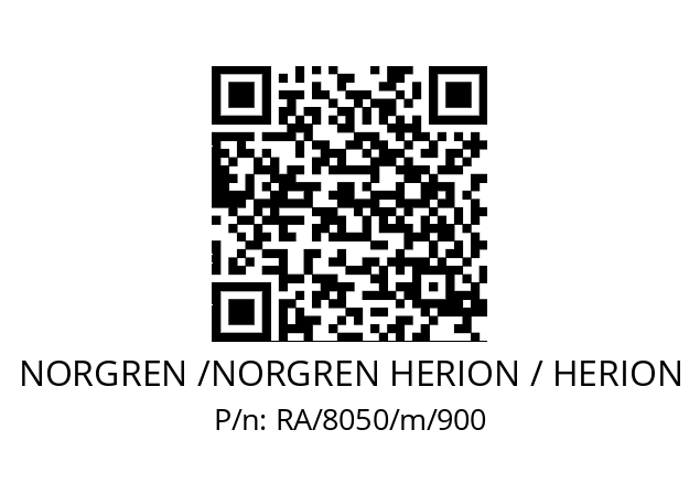   NORGREN /NORGREN HERION / HERION RA/8050/m/900