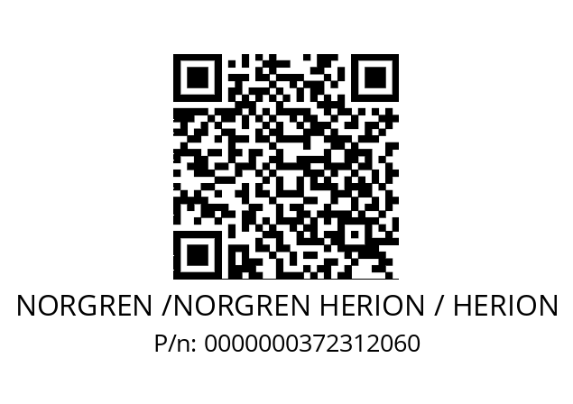   NORGREN /NORGREN HERION / HERION 0000000372312060