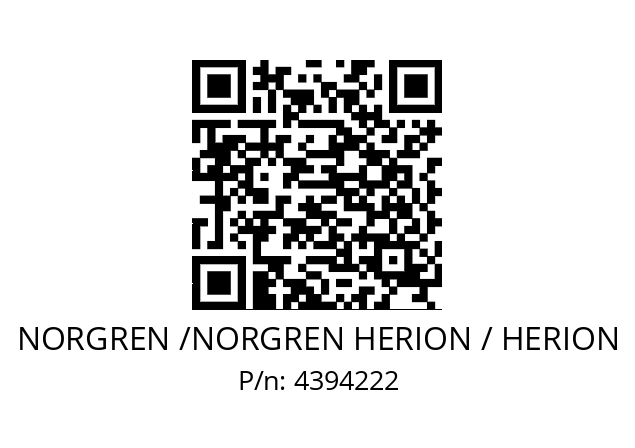   NORGREN /NORGREN HERION / HERION 4394222