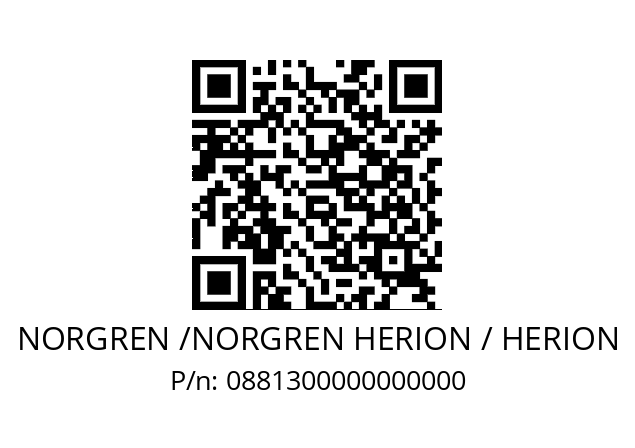   NORGREN /NORGREN HERION / HERION 0881300000000000