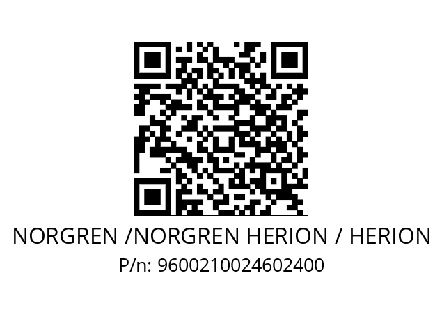   NORGREN /NORGREN HERION / HERION 9600210024602400