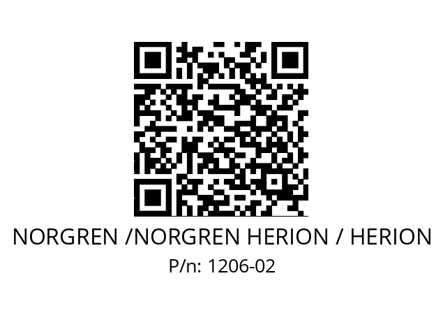   NORGREN /NORGREN HERION / HERION 1206-02