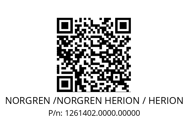   NORGREN /NORGREN HERION / HERION 1261402.0000.00000