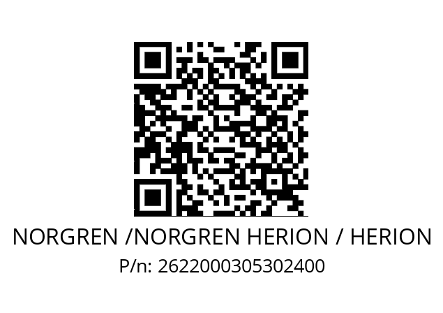   NORGREN /NORGREN HERION / HERION 2622000305302400