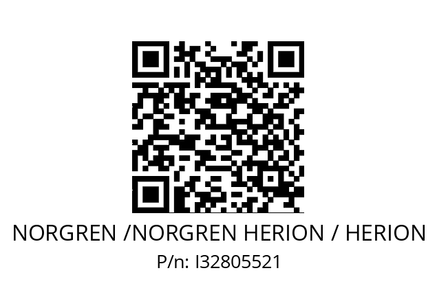   NORGREN /NORGREN HERION / HERION I32805521