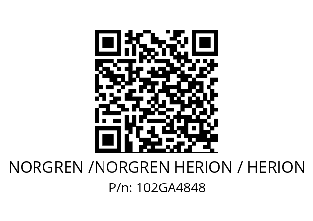   NORGREN /NORGREN HERION / HERION 102GA4848