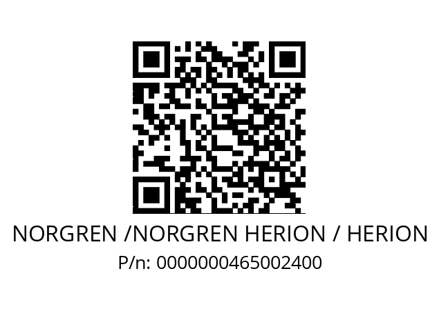   NORGREN /NORGREN HERION / HERION 0000000465002400