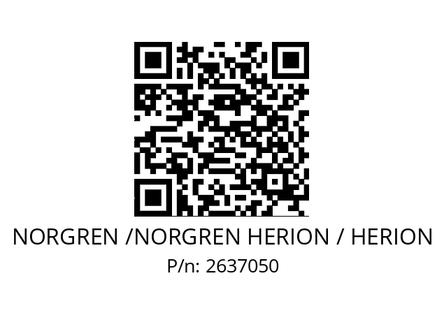   NORGREN /NORGREN HERION / HERION 2637050