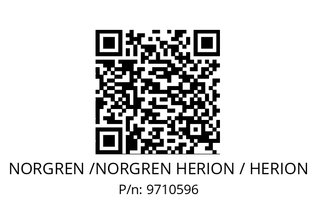   NORGREN /NORGREN HERION / HERION 9710596