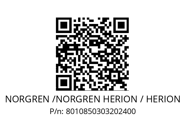   NORGREN /NORGREN HERION / HERION 8010850303202400