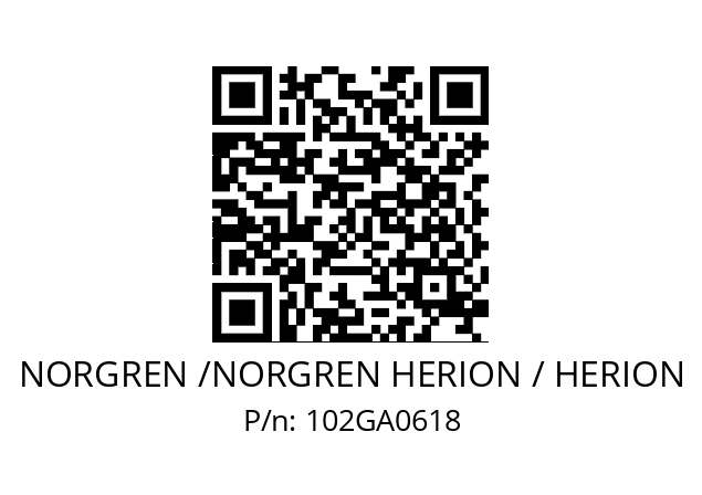   NORGREN /NORGREN HERION / HERION 102GA0618