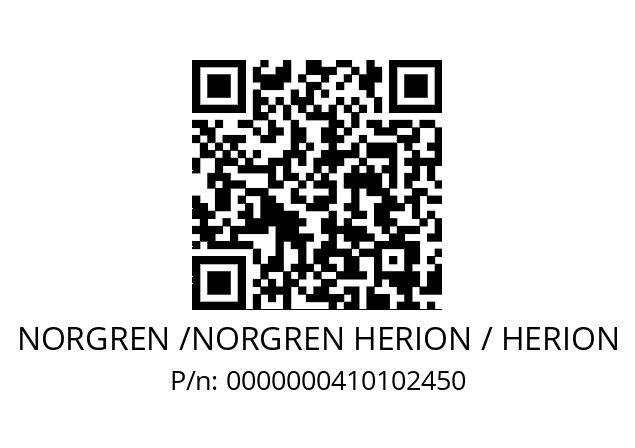   NORGREN /NORGREN HERION / HERION 0000000410102450