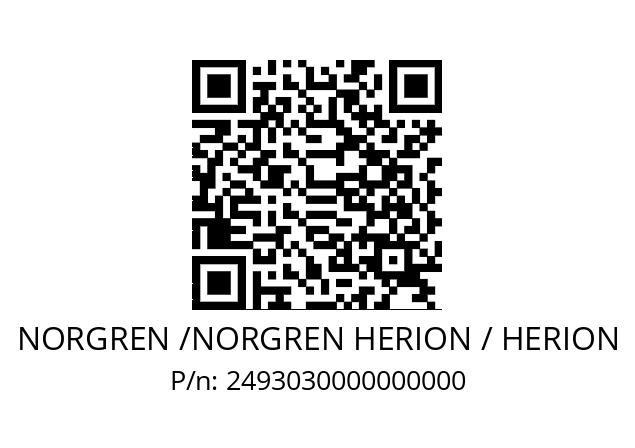   NORGREN /NORGREN HERION / HERION 2493030000000000