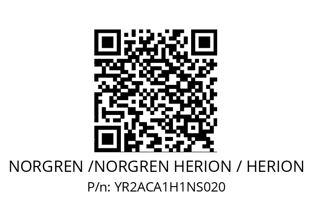   NORGREN /NORGREN HERION / HERION YR2ACA1H1NS020