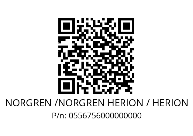   NORGREN /NORGREN HERION / HERION 0556756000000000