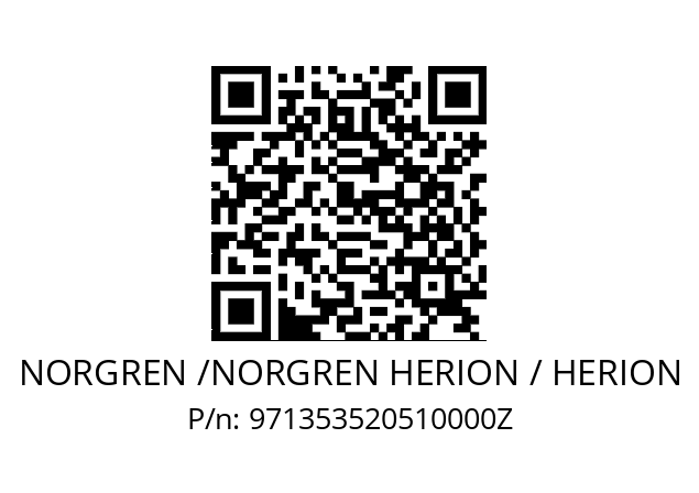   NORGREN /NORGREN HERION / HERION 971353520510000Z