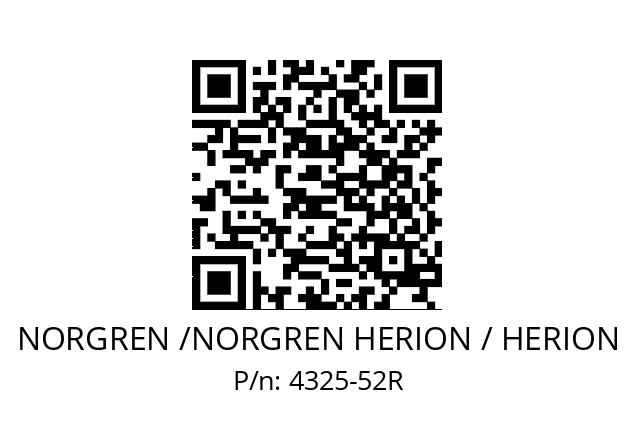   NORGREN /NORGREN HERION / HERION 4325-52R