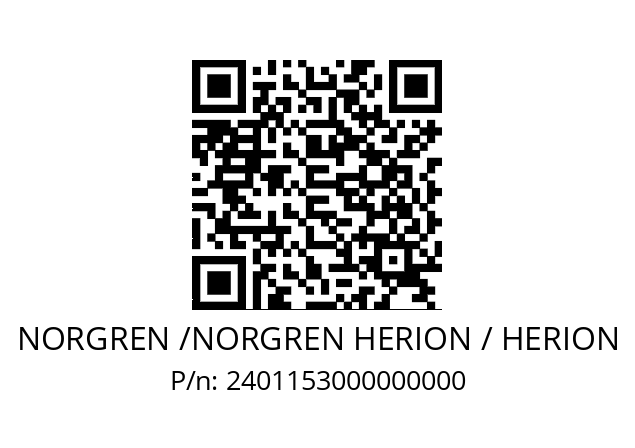   NORGREN /NORGREN HERION / HERION 2401153000000000